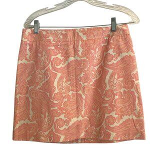 J. Crew Paisley Mini Skirt‎ Size 4